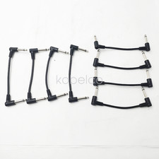 Pack of 8 Guitar Patch Cable 1/4" Patch Cables For Effect Pedal US STOCK
