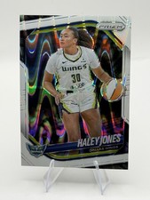 2025 Panini Prizm WNBA Haley Jones (RC) #43 White Seismic Prizm SP Dallas Wings