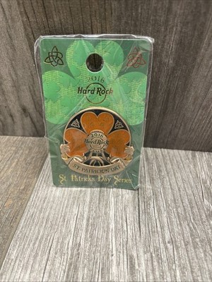 Hard Rock Cafe Pin Tampa ST. PATRICKS DAY 3D Shamrock 2016 HRHC LE  NEW