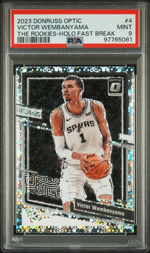 Victor Wembanyama - 2023 Panini Donruss Optic The Rookies Holo Fast ...