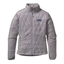 Patagonia Women's MICRO PUFF JACKET Down Puffer Feather Prima Loft Gray Size XL