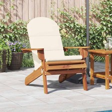 Bois d'Acacia Massif Chaise de Jardin Adirondack et Repose-pied Patio