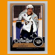 J.P. Dumont #380 2008-09 O-Pee-Chee Nashville Predators Hockey Card NHL