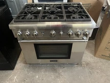 Thermador PRG366GH - 36" Pro-Harmony Gas Range Oven 6 Burner Stainless