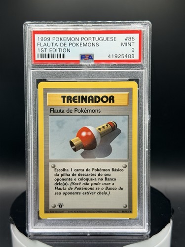 Pokémon Flute (1st Edition) graded PSA 9 for sale on eBay