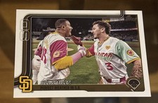 2025 Topps Series 1 Padres All Smiles Perfect Weather in SD Merrill/Machado