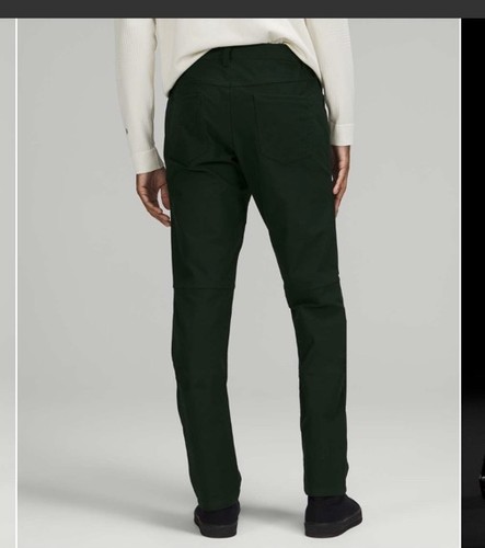 PANTALONES ACTIVOS LULULEMON ABC CLASSIC FIT WARPSTREME PARA HOMBRE 32 X 34 DARK FOREST - Imagen 5 de 12