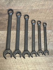 Wright Tools Wright Grip Combination Wrench Set-black Finish-new Old Stock