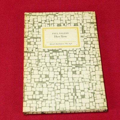 Insel-Bücherei IB 658-Paul Valery-Herr Teste-Insel Wiesbaden 1957 7.-14. Tausend