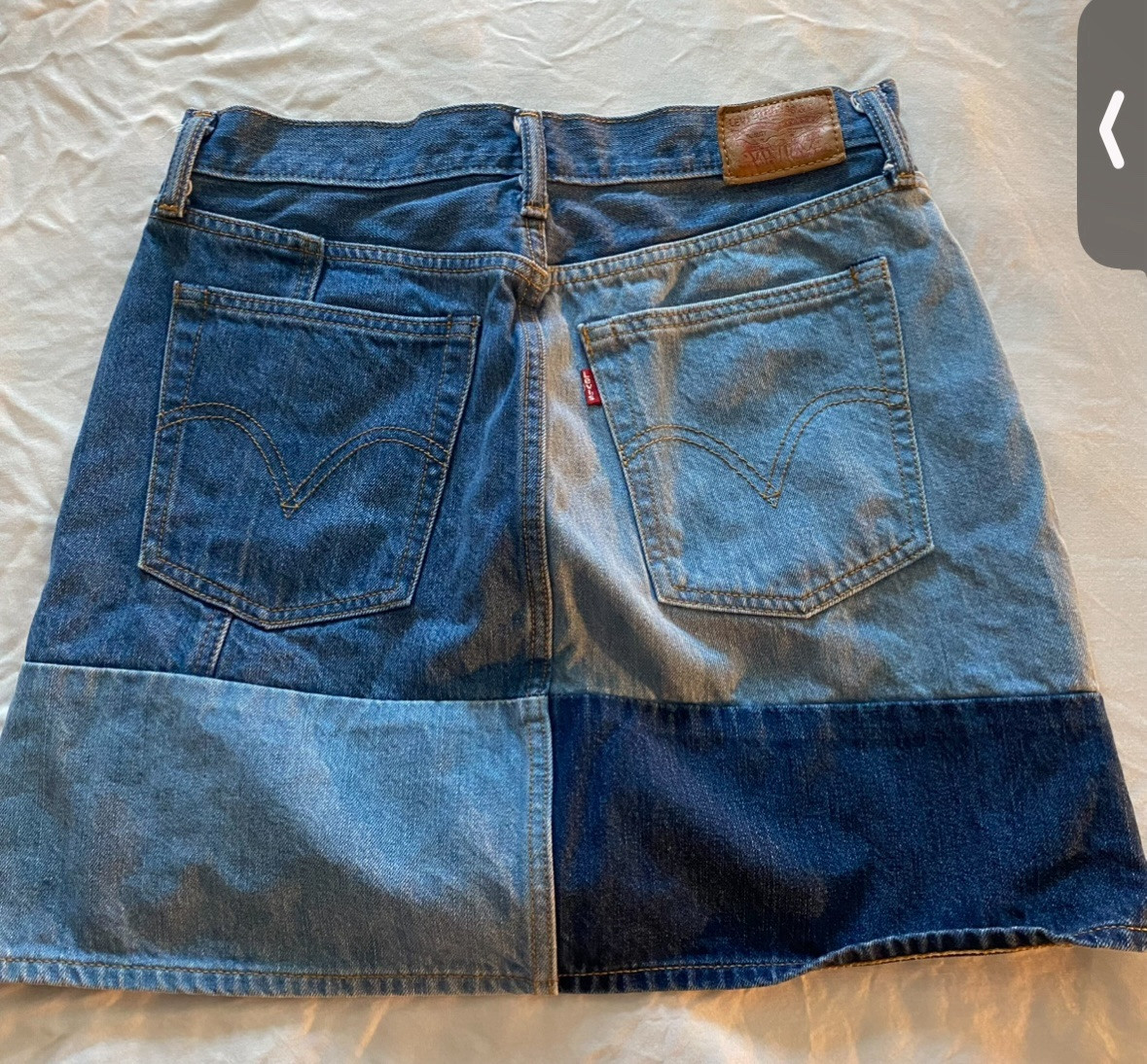 Levi’s Patchwork Everyday Patchwork Denim Mini Sz… - image 4