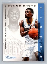 JORDAN HAMILTON 2012-13 PANINI PRESTIGE BONUS SHOTS PARALLEL ROOKIE #182 /249