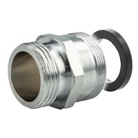 Tecuro MischdüSe - Armaturen Adapter FüR Gartenschlauch M28X1 X 3/4 Zoll, Chrom