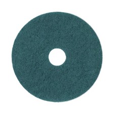 Boardwalk 4017GRE 17 in. Heavy-Duty Scrubbing Floor Pads - Green (5/Carton) New