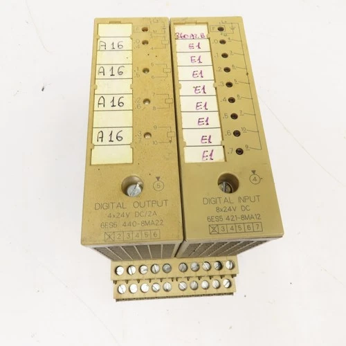 Siemens 6ES5 440-8MA22 6ES5-421-8MA12 Digital I/O Modules 24VDC