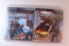 2 game lot: Uncharted 2 GOTY + Uncharted 3 (Sony Playstation 3, PS3) complete