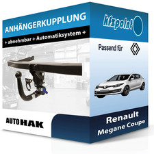 Für Renault Megane Coupe 11.2008-09.2012 AUTO HAK Anhängerkupplung abnehmbar neu