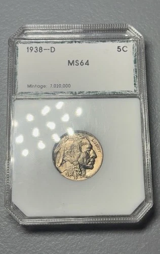 Photo of a 1938-D Buffalo Nickel from an eBay listing that sold on Jul 23, 2026
