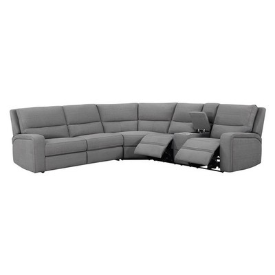 MEDFORD-3PC 3-POWER RECLINING SECTIONAL-CHARCOAL