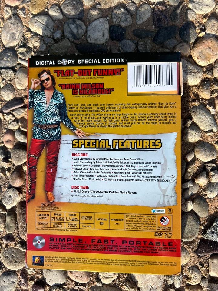 The Rocker (DVD, 2009, 2-Disc Set, Includes Digital Copy Checkpoint ...