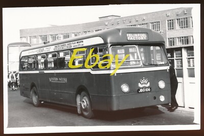 Bus Foto, Western Welsh Leyland Tiger Cub, JBO 106, Dest Felinfoel Factory