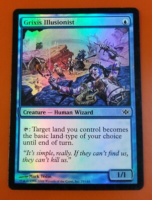 Magic the Gathering [073] CONFLUX Single Card (FOIL) - 029/145 : Grixis Illusionist