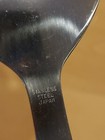 Vintage Salad Serving Set Wood Handles Spoon Fork Japan Stainless Steel MCM — photo 4