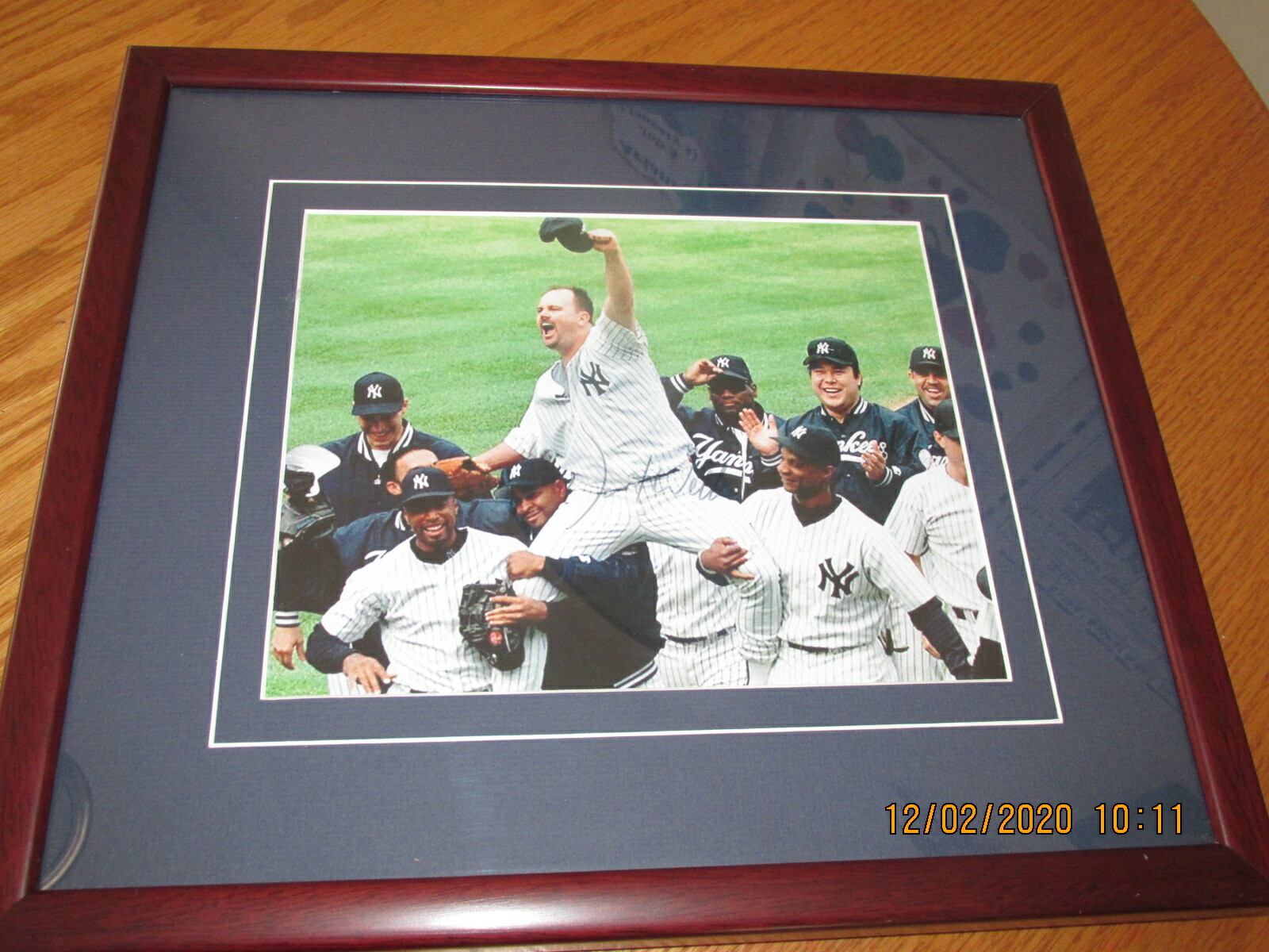 David Wells Autographed Signed Framed 16x14 Photo New York Yankees LEGENDS COA