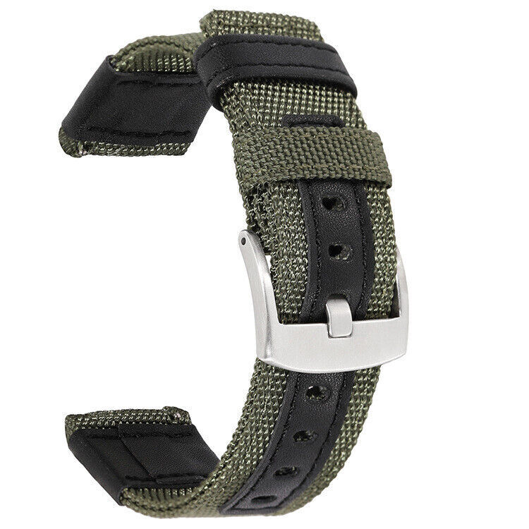 18mm For Citizen Eco-Drive BM8180-03E Cloth Nylon Watch Band Strap