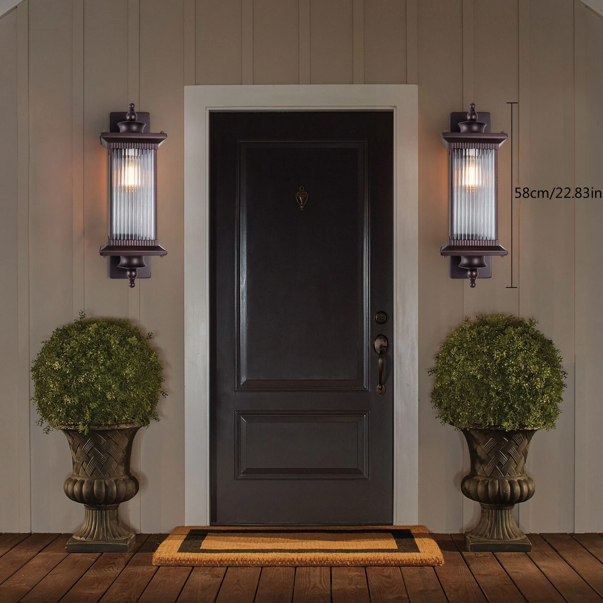 Door on sale light fixtures