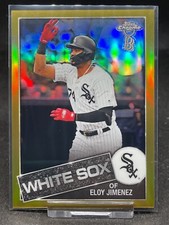2020 Topps Chrome Ben Baller Eloy Jimenez 1985 #85TC-11 Gold Refractor 10/50