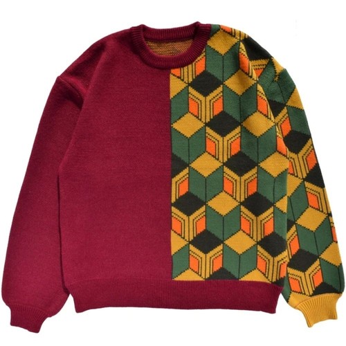 Maglione STEADY HANDS GEOMETRICO GIYU TOMIOKA "Demon Slayer" Unisex XS