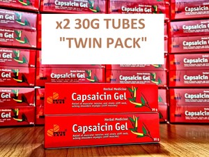 Capsaicin Hot Herbal Gel Pain Relief Arthritis Capsika Capsicum 2 X 30g Tubes 8853433000213 Ebay