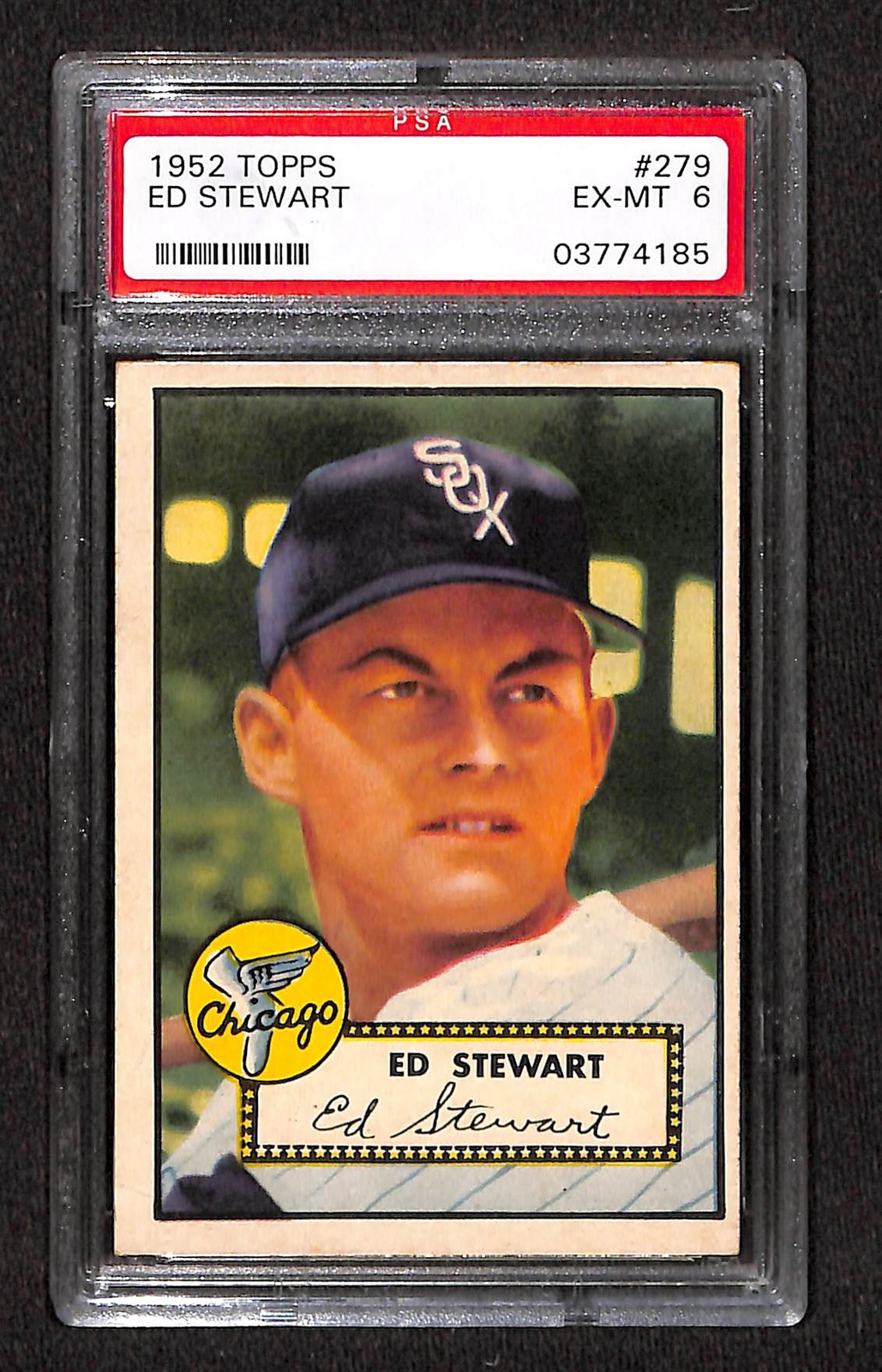 1952 Topps #279 ED STEWART PSA 6 EX-MT 03774185