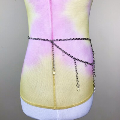 Lethe Intimates Silver Chain Crystal Belt Gems Beach Pool Waterproof Swim Sexy New Cool Girl Welding White Crystal Claw Diamond Leisure  main image 2