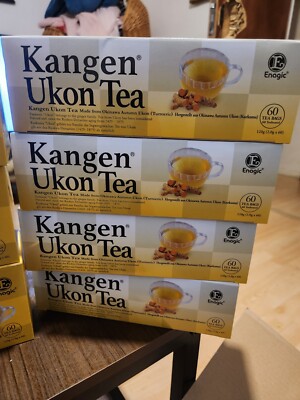 Enagic Kangen Ukon Turmeric Tea 60 Teabags Per Box 100% Natural Made In  Japan UK
