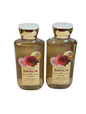 2 BATH  BODY WORKS DAHLIA SHOWER GEL BODY WASH 10 FL OZ NEW