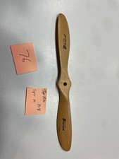 VINTAGE AIRPLANE R/C TOP FLITE WOODEN PROPELLER, 10-8 SUPER-M 76 