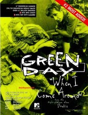 Classic 1994  Green Day "When I Come Around" Song Release Trade Promo Reprint Ad