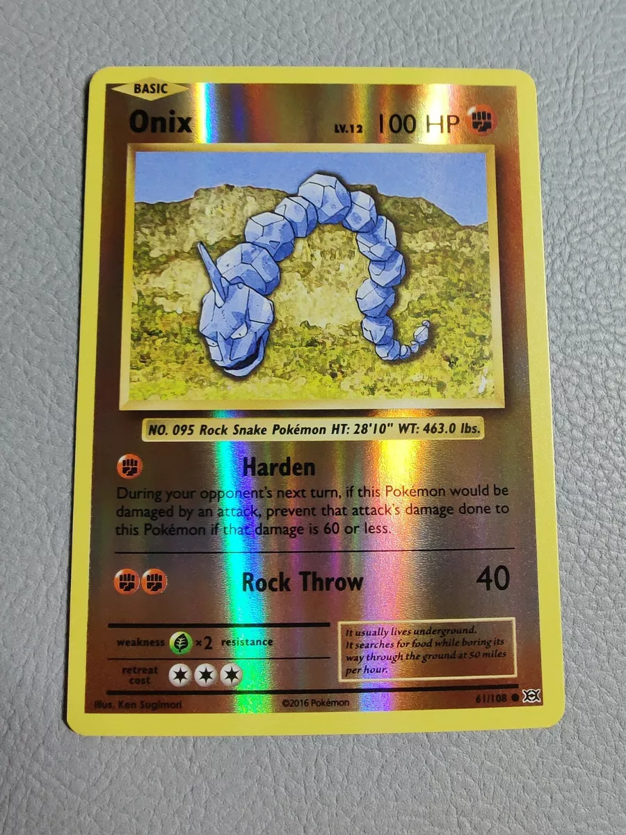 Pokemon Onix (61/108) 2016 XY Evolutions - MINT PSA GRADED 9