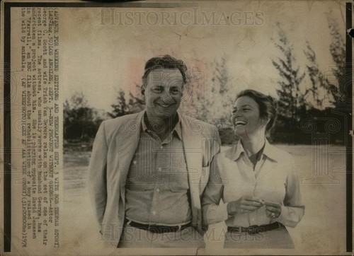 1978 Pressefoto George Scott Trish Van Devere Schauspieler - DFPD70329