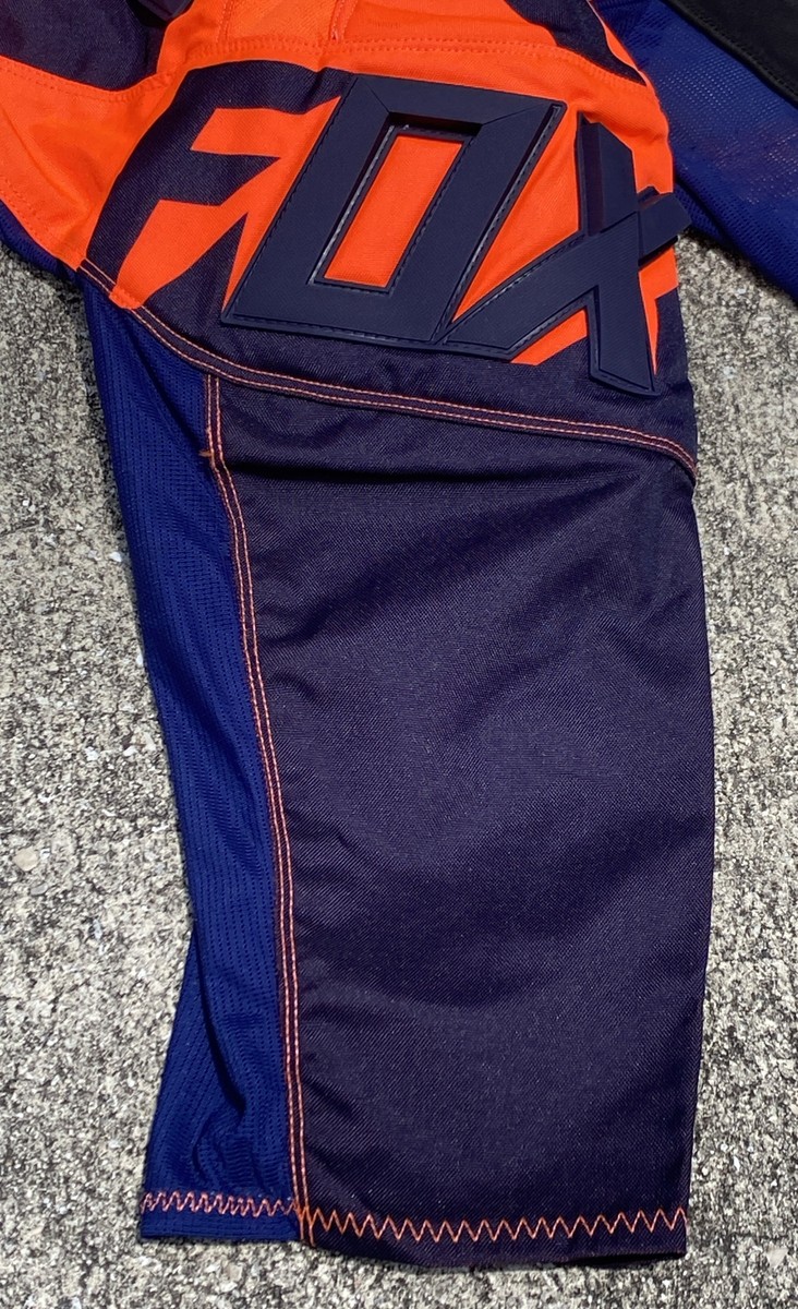 NEW Fox Racing Foxhead Motorcross Pants 180 32 Orange And Blue | eBay