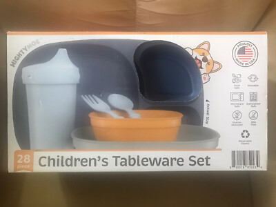 MightyMoe 28 Piece Children's Tableware Set Brand New In Box