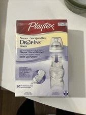 Playtex Nurser Drop-ins Nurser Bottles Liners - 4 oz SEALED 2013 Made In USA