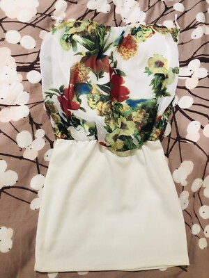 Women s Coco Avante Floral Tube Top Dress Size Small