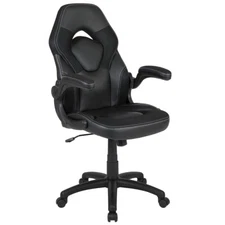 Flash Furniture X10 High-Back LeatherSoft Racing Style Gaming Chair Black