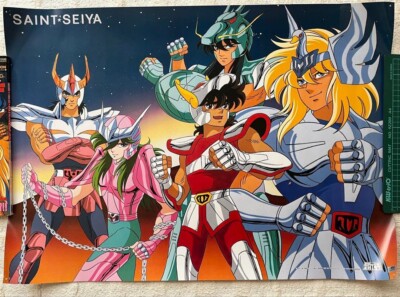 Saint Seiya poster B2 size collection Vintage Character Goods