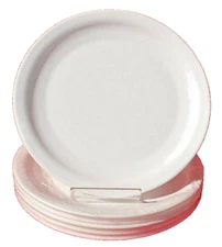 Arcoroc Hoteliere  59943  10" Narrow Rim Plates   Lot of 6   New   C1039