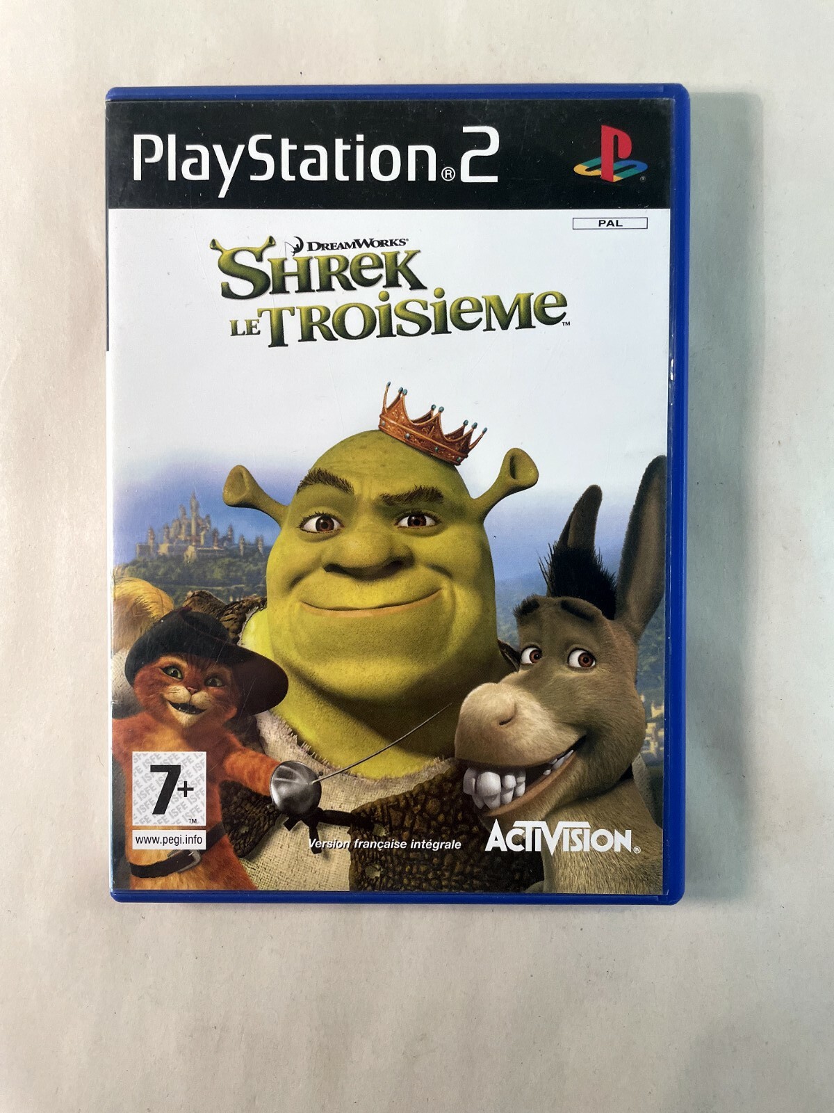 Shrek le Troisième PS2 PAL Fr Complet Boîte Et Notice 