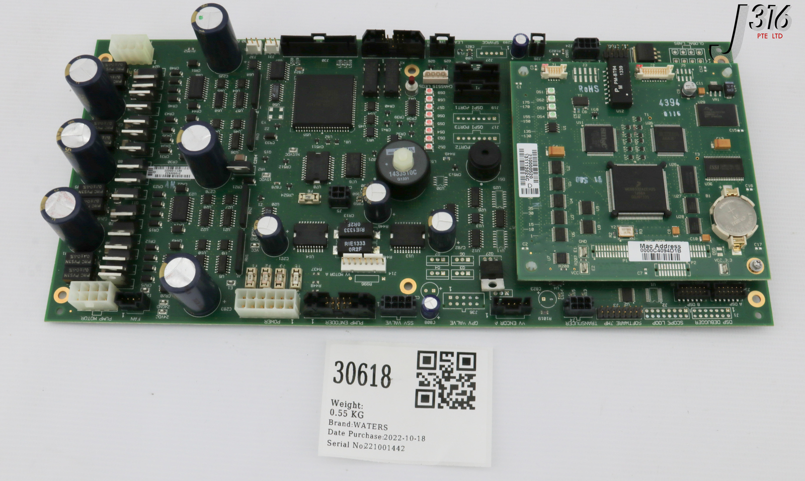 30618 WATERS PCB, ACQUITY BINARY PUMP W/ 3VCCPU AHCT 210000520  