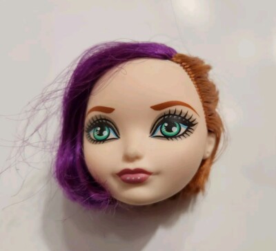 EVER AFTER HIGH DOLL HEAD ONLY POPPY O'HAIR FOR REPLACEMENT OR OOAK DOLL